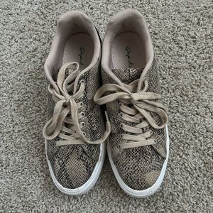 Snakeskin Sneakers